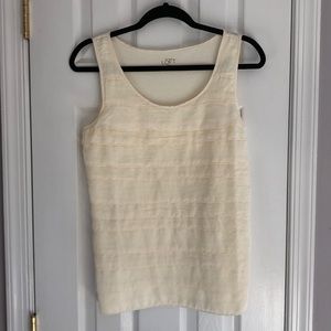 Loft ruffled tank